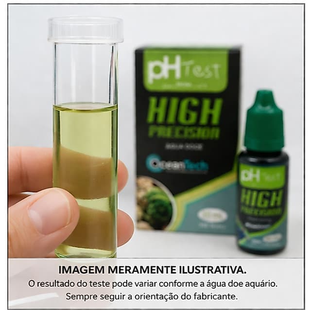 Teste de pH Ocean Tech pH Test 20ml para Aquários