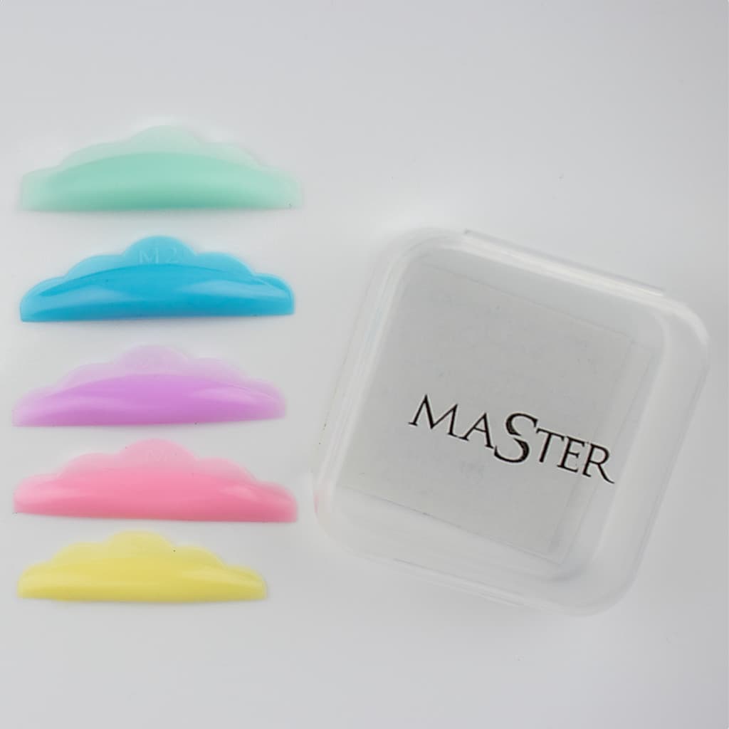 Molde para Lash Lifting Master Nuvem 5 Pares de Silicone em Tamanhos Variados Profissional
