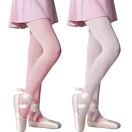 Kit 2 Meias Infantil Fio 40 Dantelle Demillus Ballet/Jazz