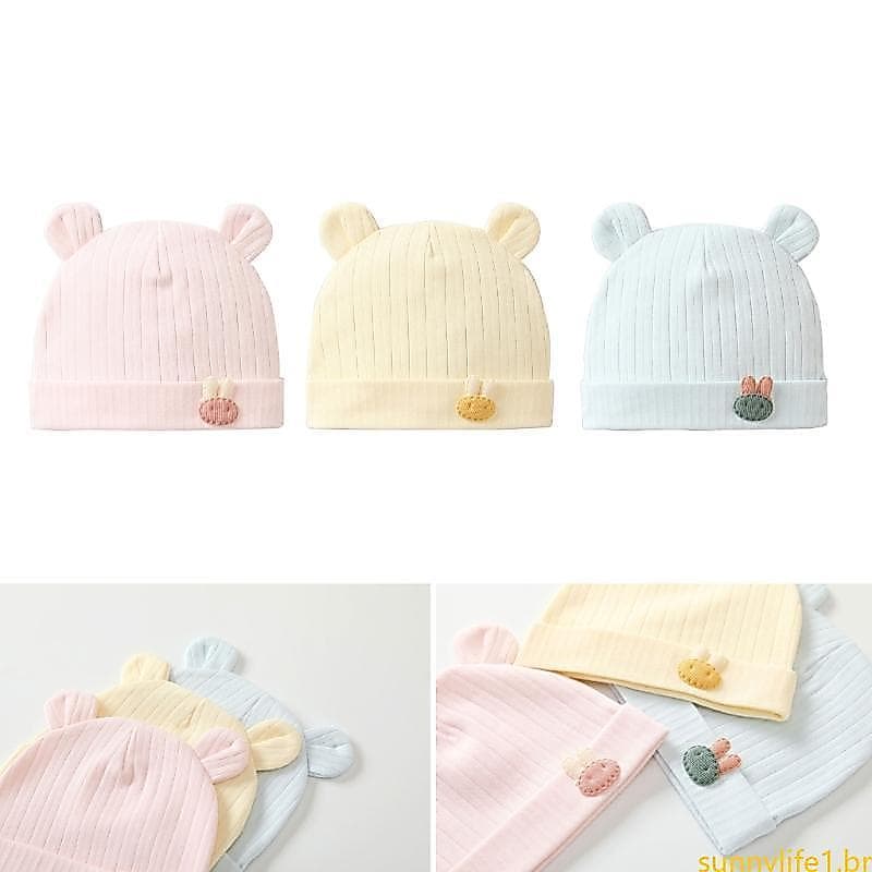 Chapéu Hospitalar Para Recém-Nascidos, Gorro Sólido Meninos E Meninas, Outono
