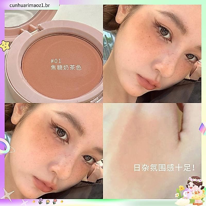 Relógio Universal cinza rosa ANUA cinza névoa luz rosto Blush baixa saturação psiquiatra nicho impopular estudantes bara