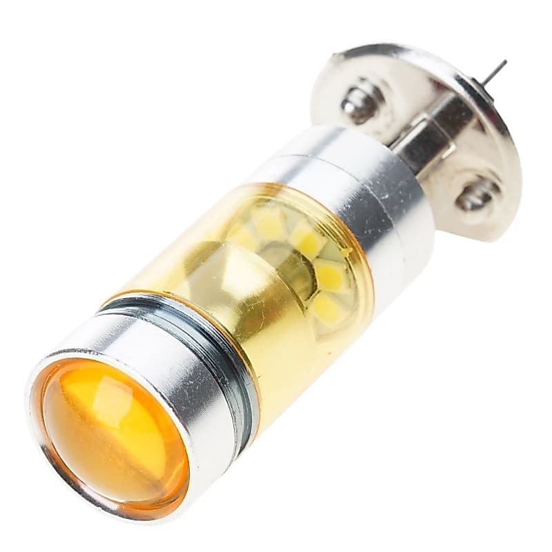 Bmico LED Lâmpada Nevoeiro H1 100W 20 LEDs DRL Condução Lâmpadas 3000K 1000 Lumens Brilhantes Para Carro Veículo