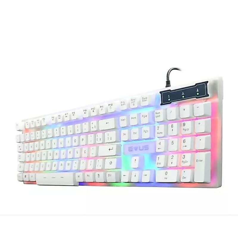 Teclado Gamer Evus Tc-10W Candy BARATO!