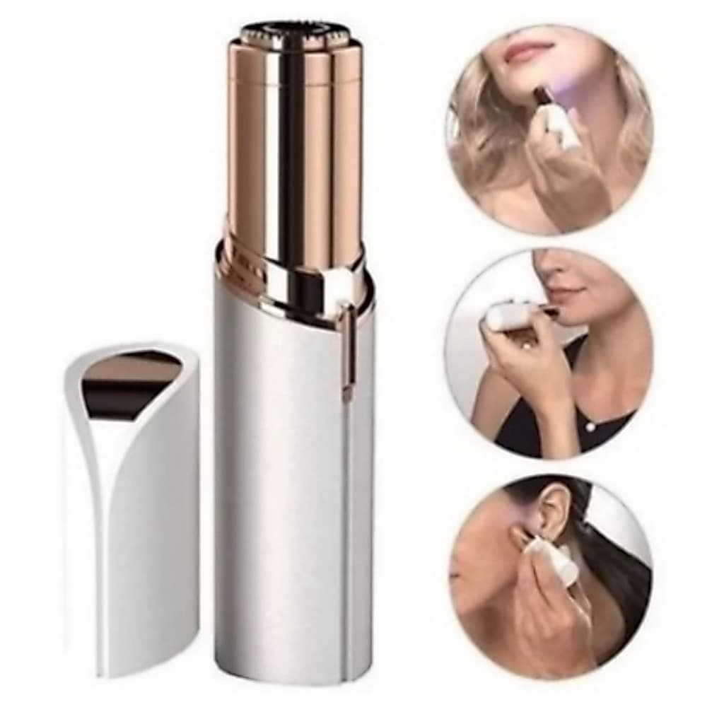 Depilador Batom Portátil Facial Buço Rosto Aparador Pelos USB Qualidade Bem Entrega Pronto