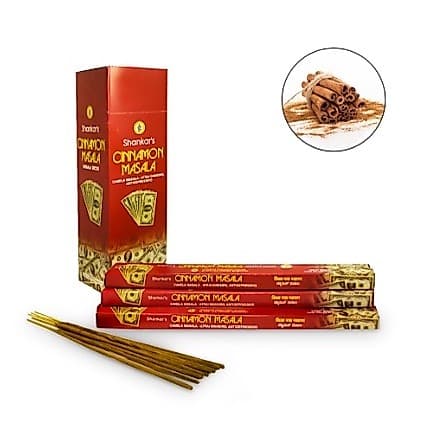 Kit 3 Incensos Cinnamon Massala C/ 8 varetas