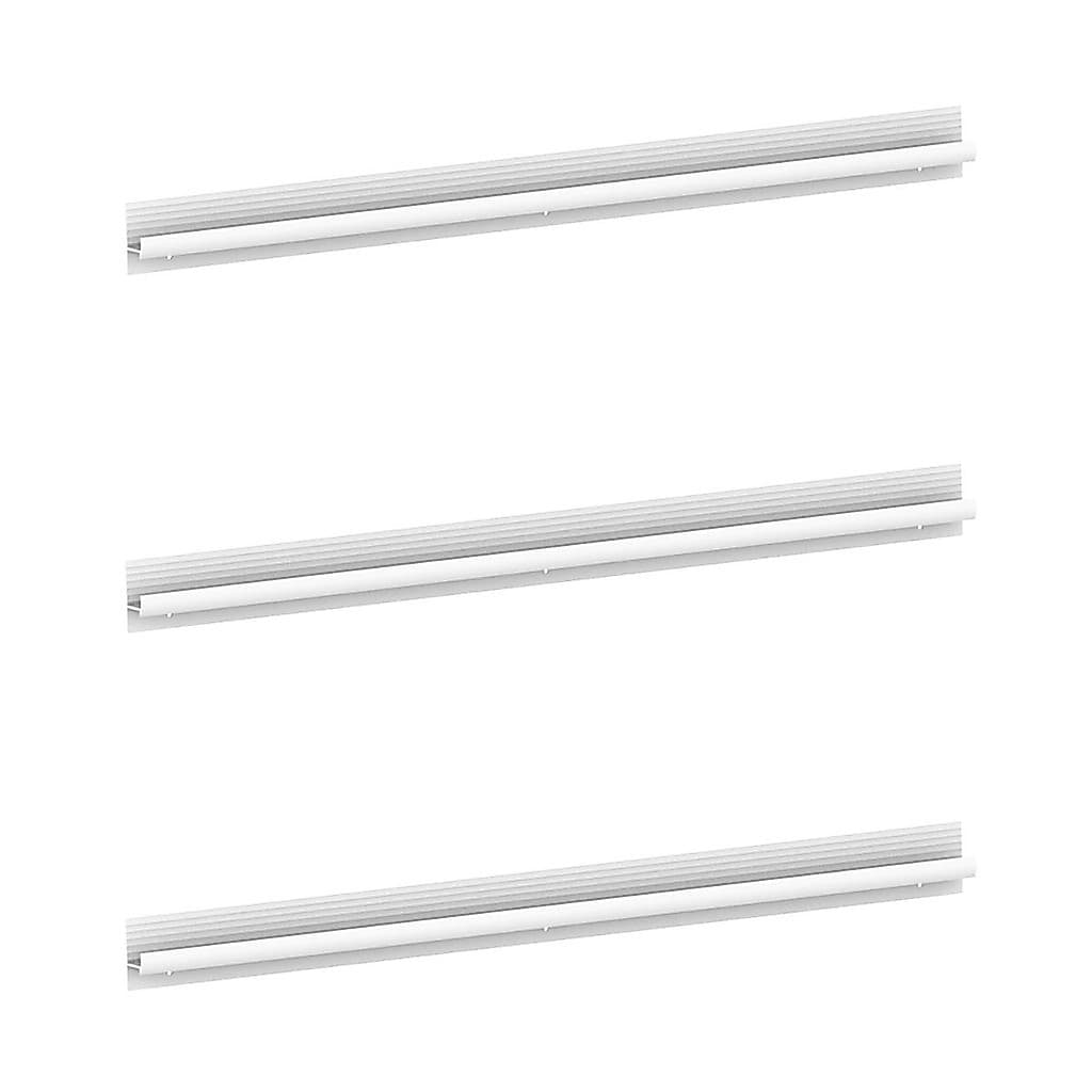 Kit 3 Puxadores 59,2cm para Balcão Cozinha 120cm Veneza Multimóveis MP3079