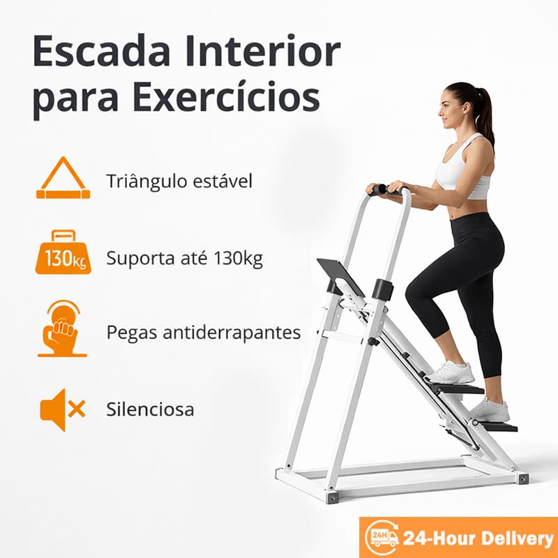 Profissional Simulador de Escada e Caminhada para casa Dobrável suportar 150KG