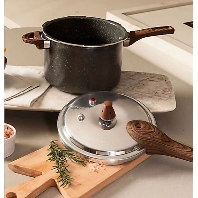 Panela de Pressão Ceramic Life Indução 4,2L Granito Brinox 495/2109