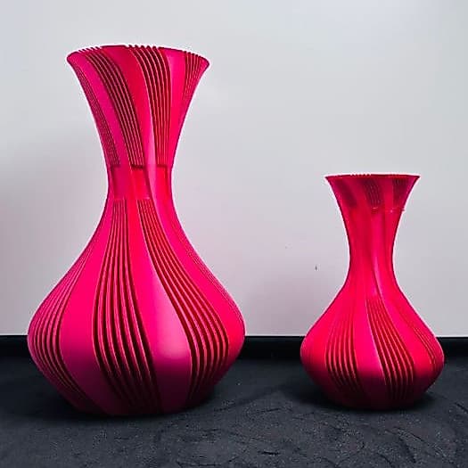 Kit 2 Vasos Decorativos Modernos 3D Vazado Para Sala Quarto Escritório  Descrição