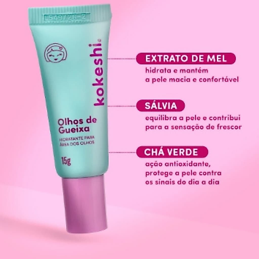 Hidratante Renovador Para Área dos Olhos - Olhos de Gueixa - Kokeshi