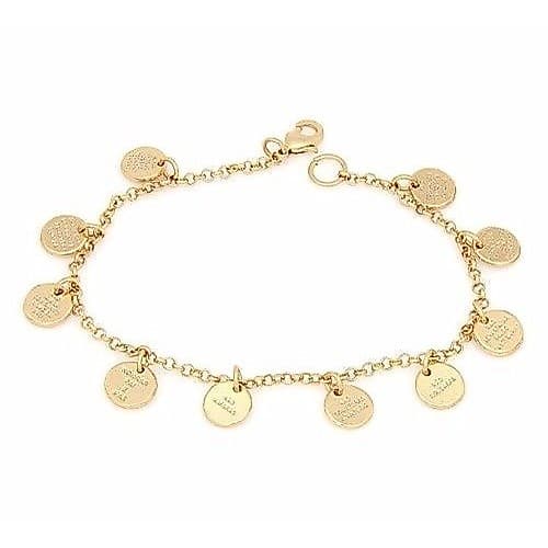 Pulseira Dez Mandamentos Folheada A Ouro 18k - Super Linda!