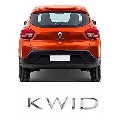 Emblema Letreiro Cromado Renault Kwid .