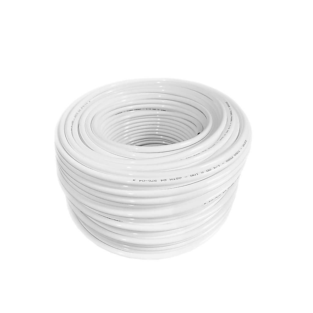 Mangueira Para Filtro De Água Atóxica 1/4 6mm 10 Metros Branca