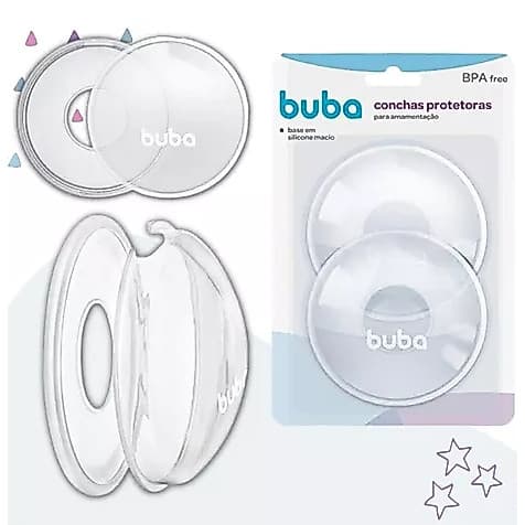 Conchas Coletora de Leite e Protetora para Seios - Buba
