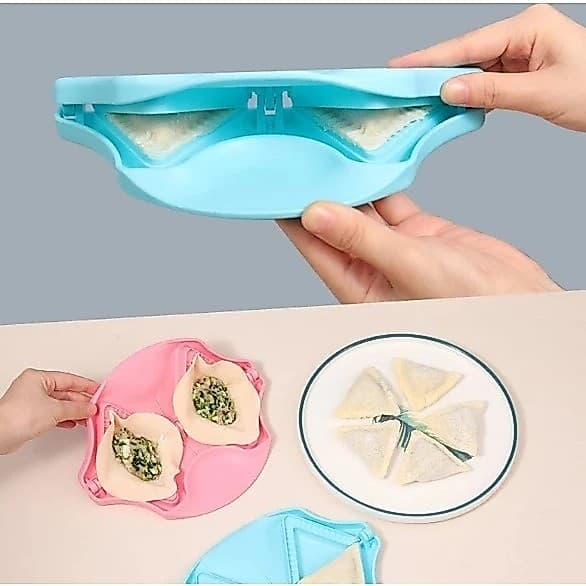 Forma Molde Para Pastel Risoles Salgados Triangulares Corta e Fecha Massa Kehome