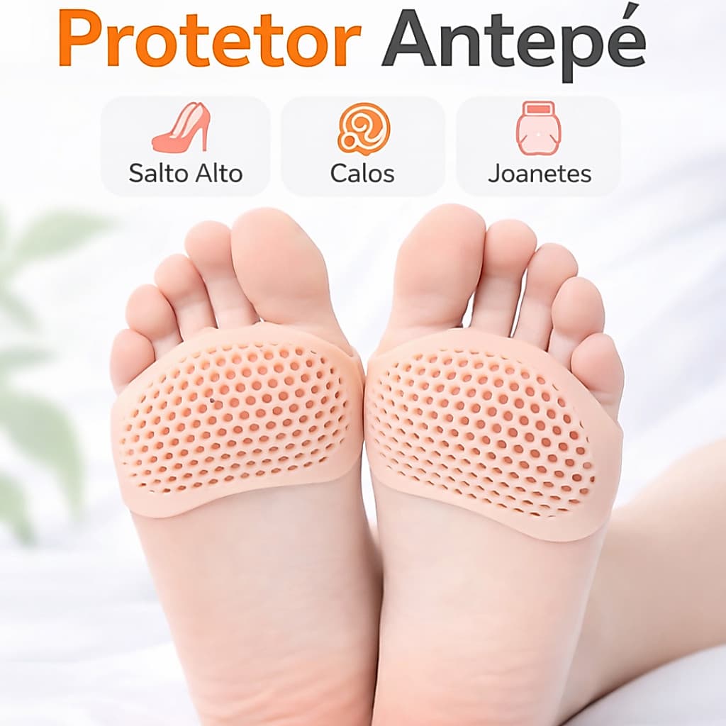 Palmilha Protetora De Dedos Conforto Salto Alto Pe Joanete Calo Ante Pé