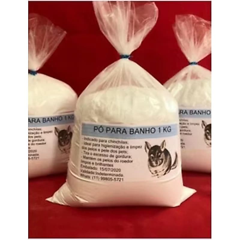 Pó para banho seco Hamster, Chinchilas - Roedores