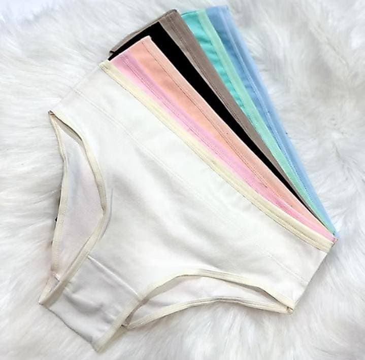 Kit 5 Calcinha Cos Pala Algodão Cotton Senhora Adulto