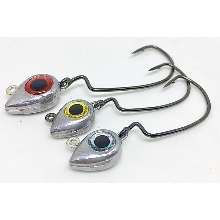 Jig Head Big Eye Twister Offset Big Ones 4/0