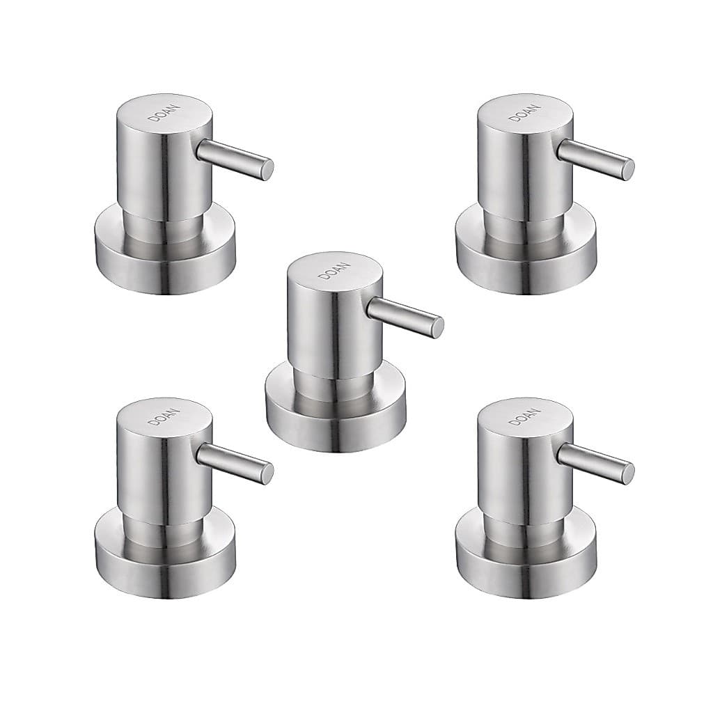 Kit Acabamento de Registro 5 Peças Inox Link NOXAC01 Padrão DECA