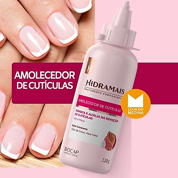 AMOLECEDOR DE CUTÍCULAS - HIDRATAÇÃO E FACILIDADE - 120ml - HIDRAMAIS