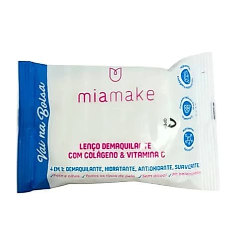 Lenço Demaquilante Vai Na Bolsa - Mia Make