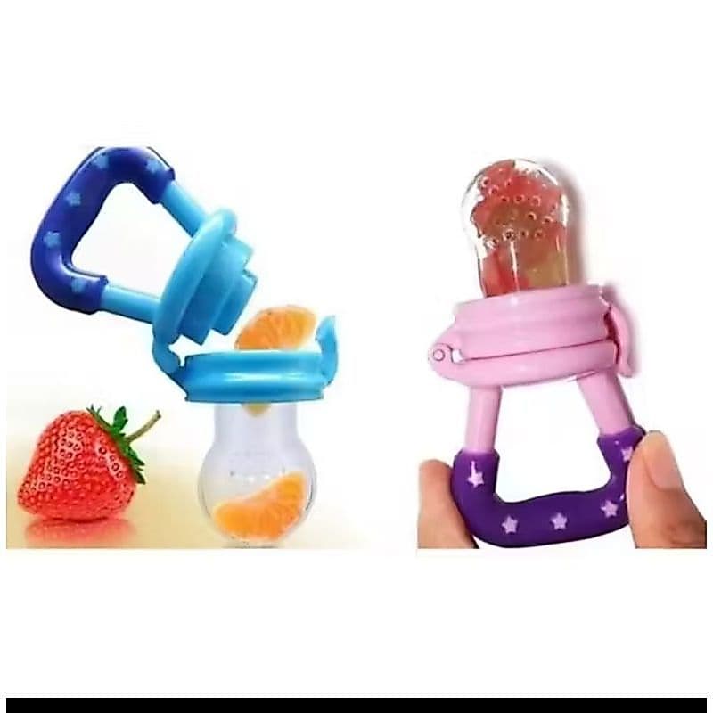 Chupeta alimentadora, para frutas com tampa higiênica