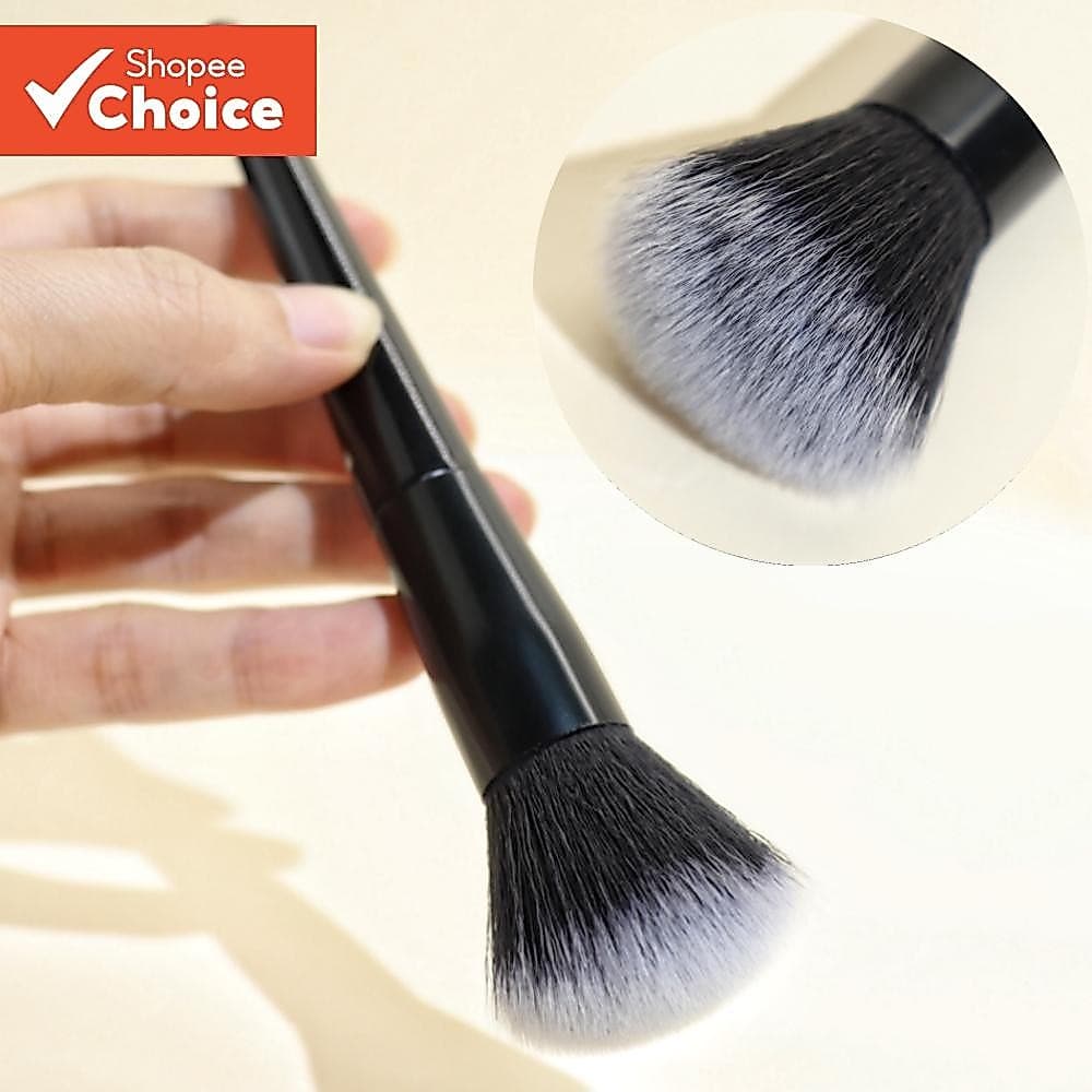 Pincel De Blush Único : Ferramenta Multifuncional Portátil Para Maquiagem Facial , Pó Solto E De Unhas