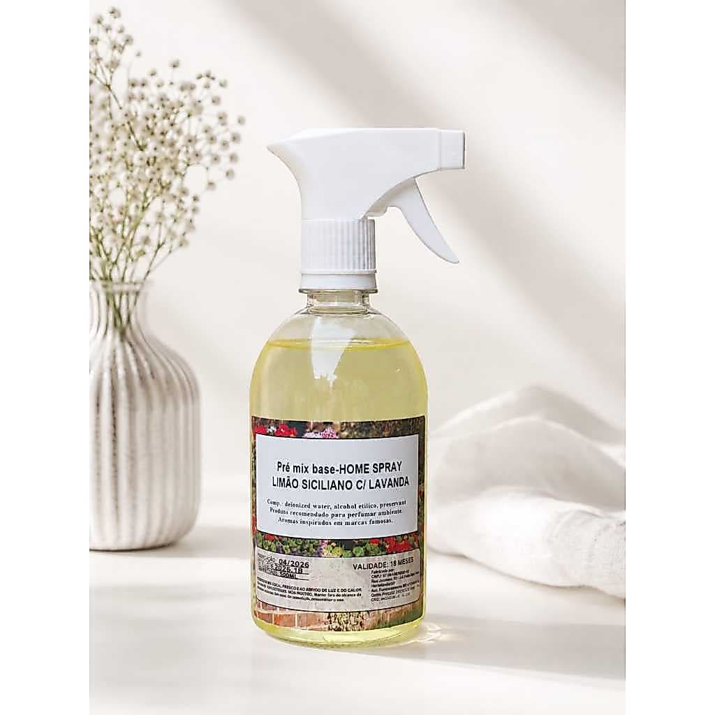 Home Spray de Ambiente 500ml Limão Siciliano com Lavanda