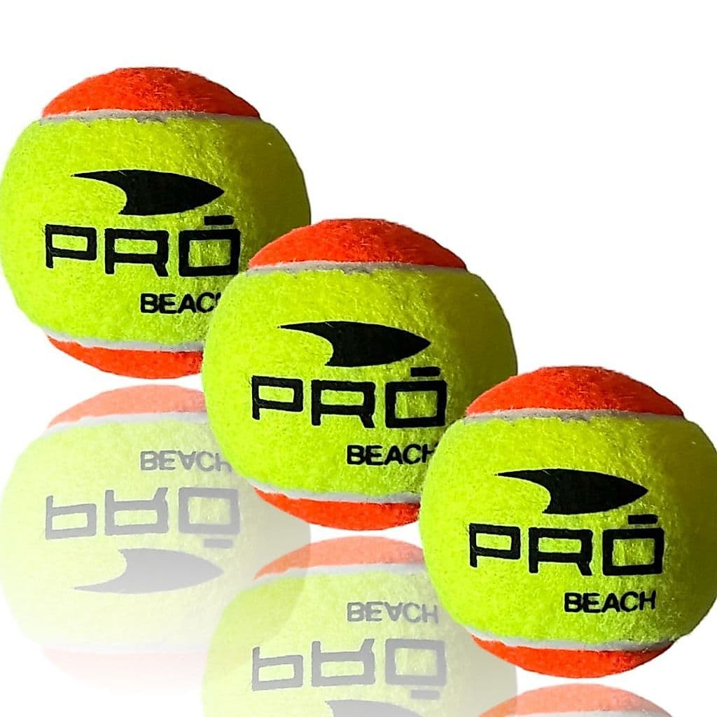 KIT 3 BOLINHAS BEACH TENIS PRÓ PRAIA AREIA TENNIS TREINO QUADRA BOLA PROFISSIONAL JOGO