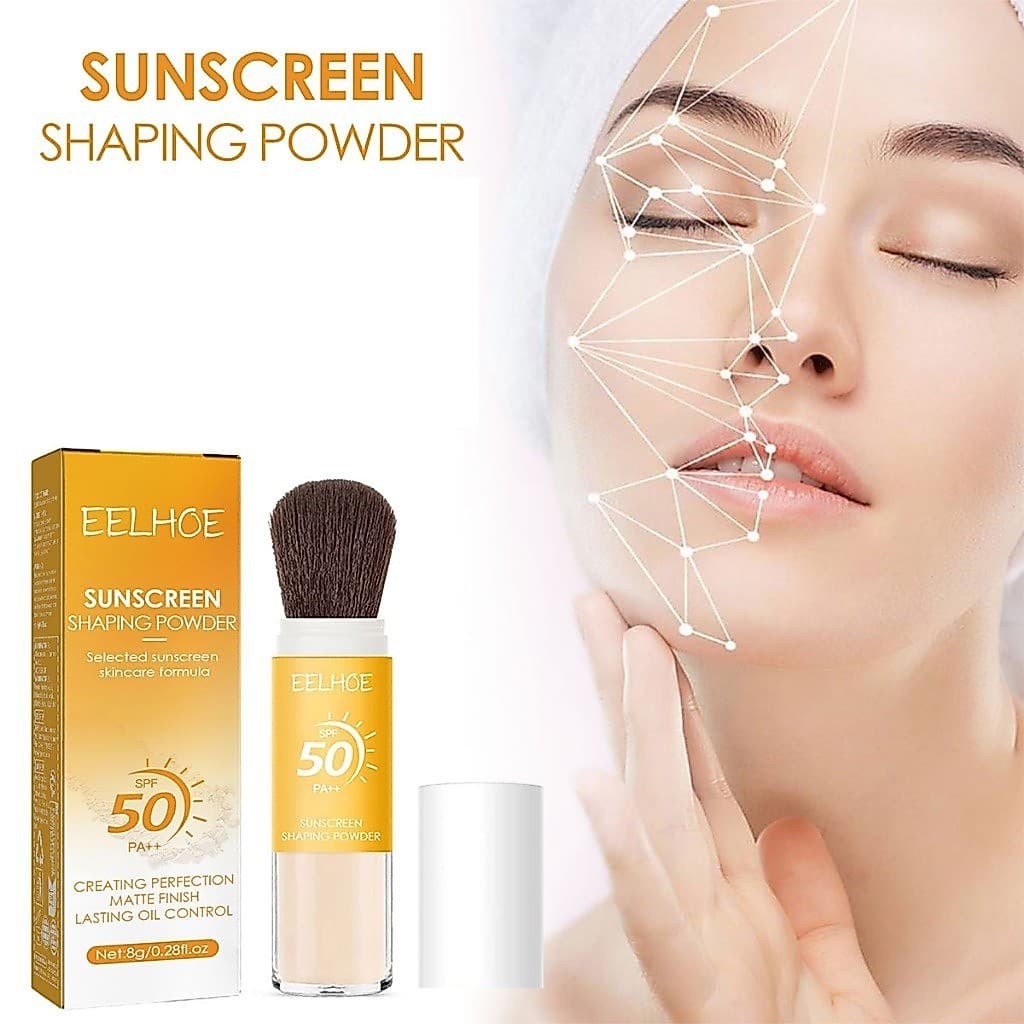 Compacto 2 Em 1 Com FPS 50 +-Proteção Solar E Fixação Para Atividades Ao Ar Livre , Resistente Suor À Água