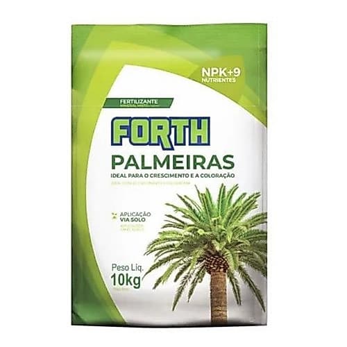Adubo Fertilizante Forth Palmeiras Saco 10kg Crescimento Cor