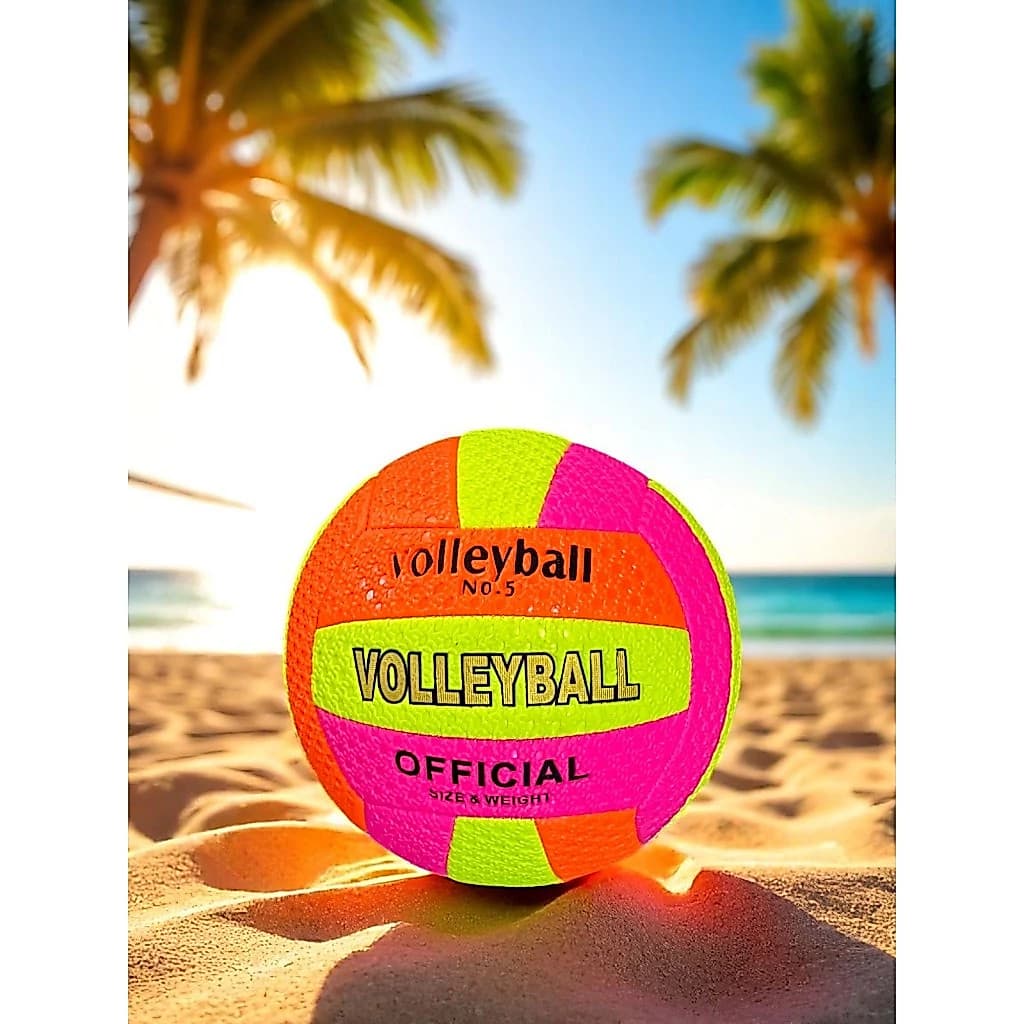 Bola de Voleibol - Tamanho e Peso Oficial - Super Macia, Cores Vibrantes, Muito Leve Qualidade