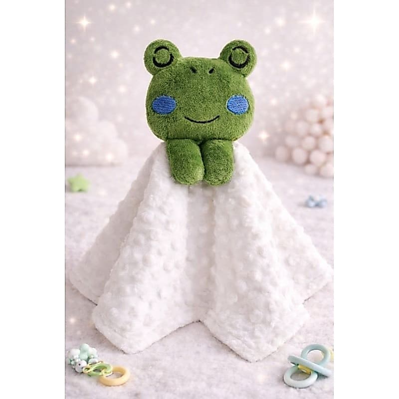 Naninha bebê Sapinho  Luxo Premium OPÇÃO PARA MENINO E MENINA/Maternidade/Chá de Bebê/Sapinho