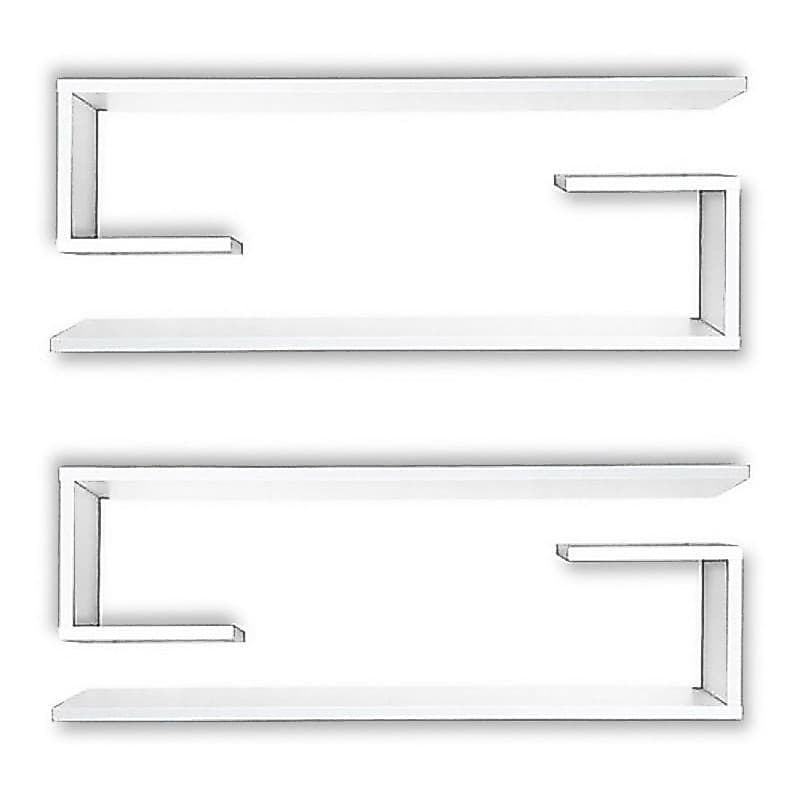 Nicho 4 Estante Livros Prateleiras Mdf Branco Para Quarto