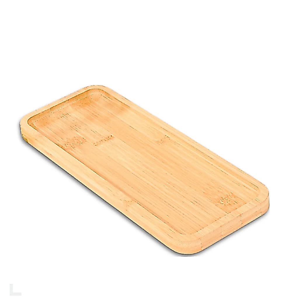 Bandeja Bambu Decoração Enfeite Banheiro Cozinha Petisqueira Aparador Bancada Banheiro Lavabo Luxo Decorativo Para Casa