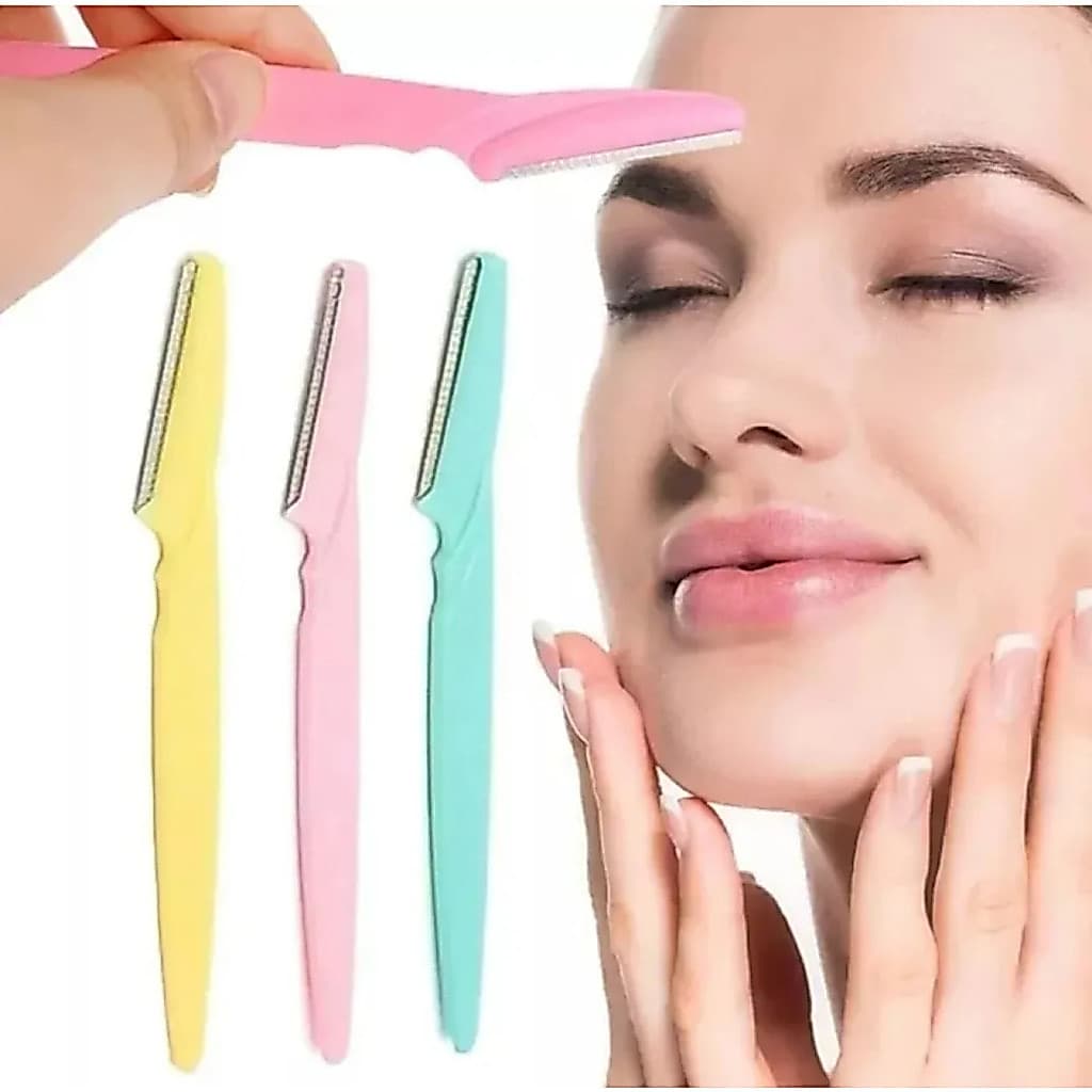 Lâmina Rosto Sobrancelha Feminina Dermaplaning Kit C/3