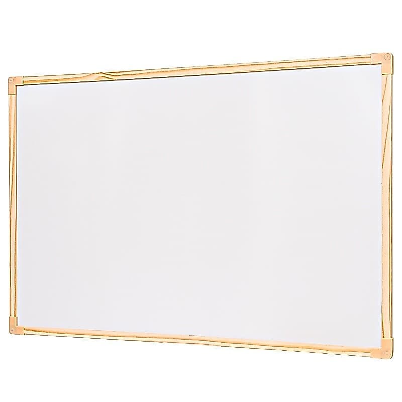 Lousa Quadro Branco Moldura De Madeira 40x30 Cm + Caneta
