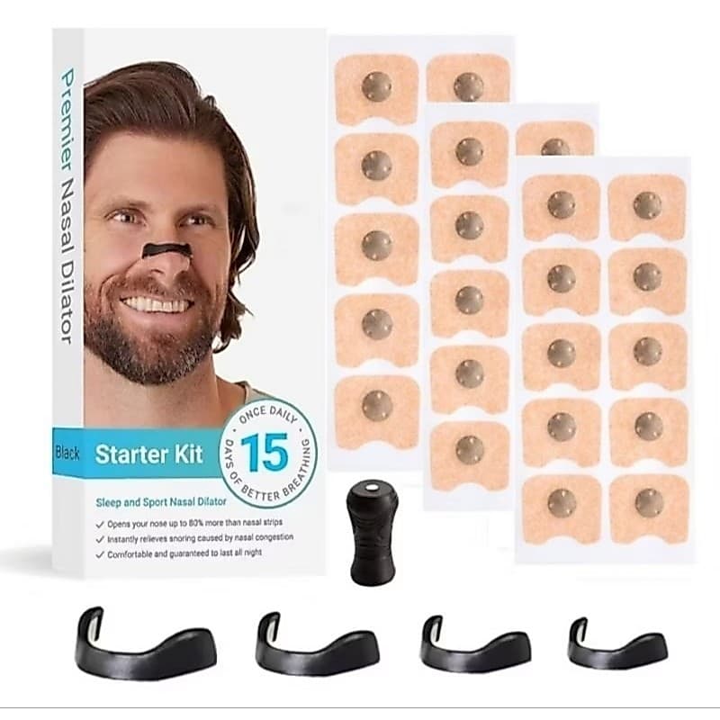 Expansor Nasal Para Melhor Respiração Anti-Ronco e Congestão Silencioso e Confortável Ciclismo Exercício