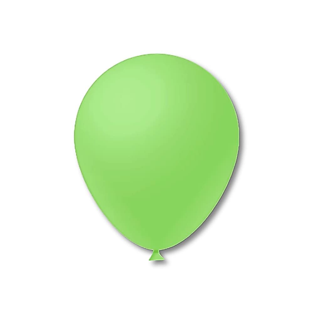 Balão Bexiga Festa Liso 5 Polegadas 50un Festball Verde Limão