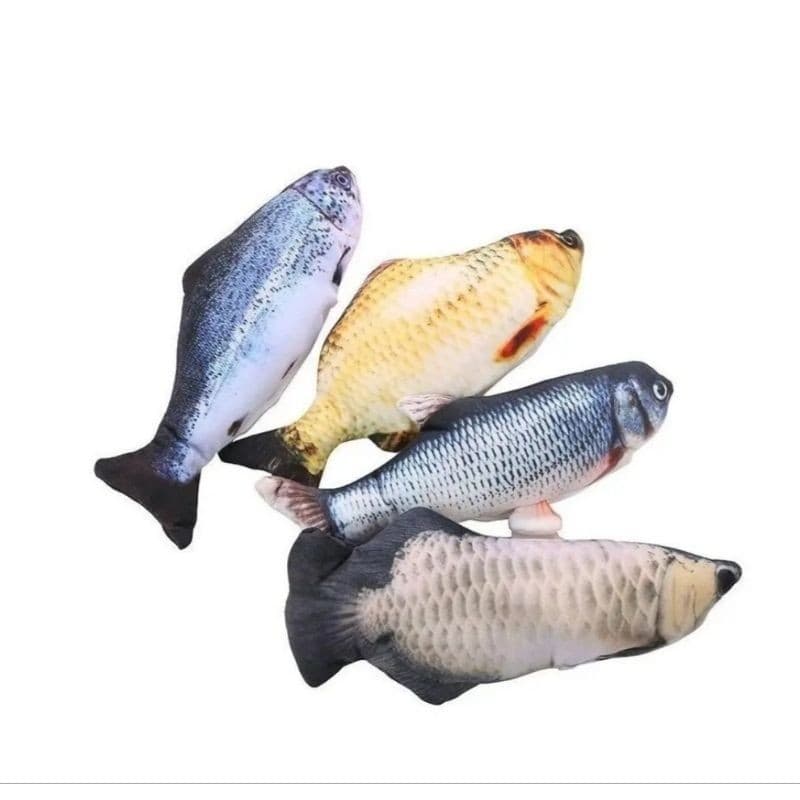 Peixe pelúcia para gatos e cães