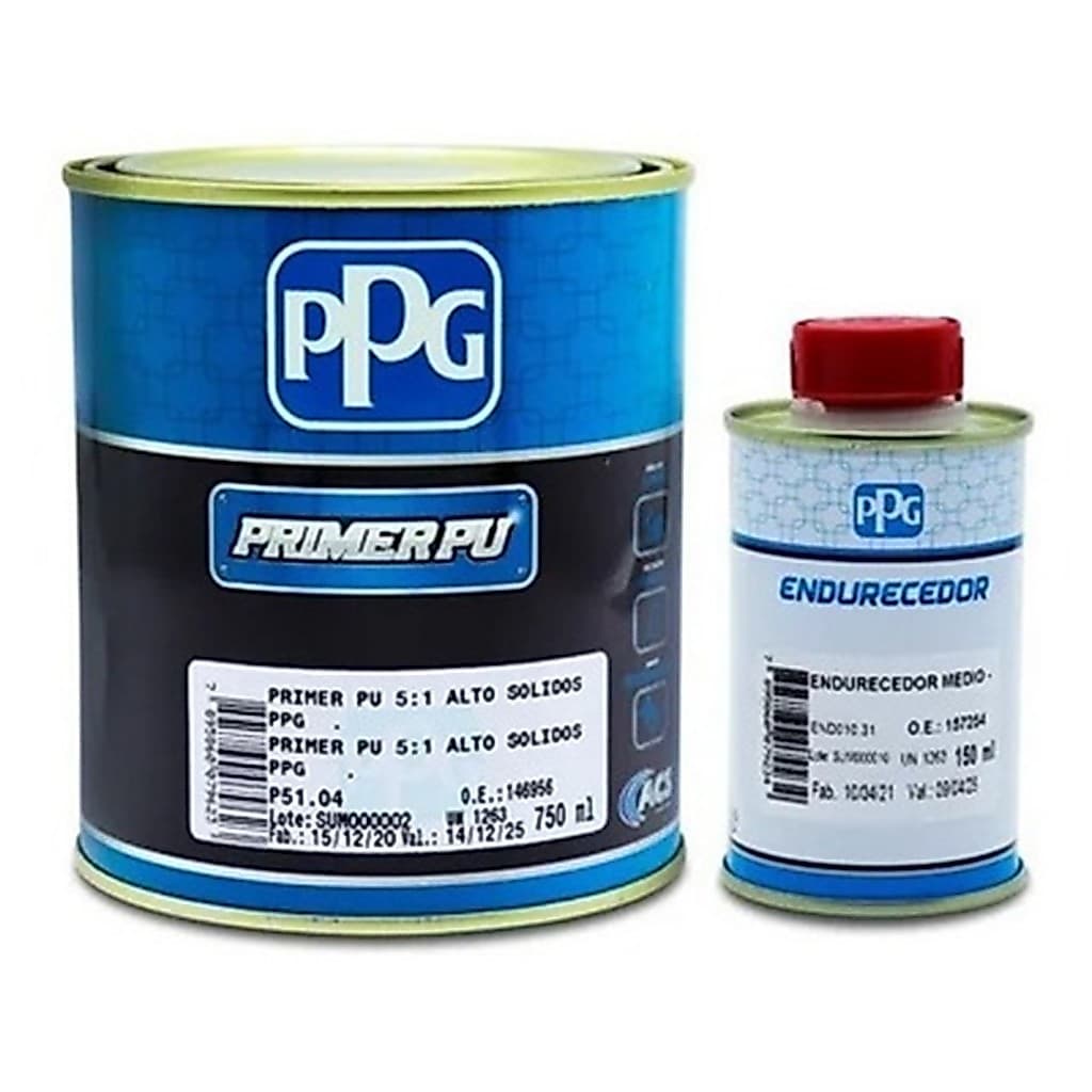 Fundo Primer Pu Automotivo P51 E Catalisador Ppg Acs 900ml