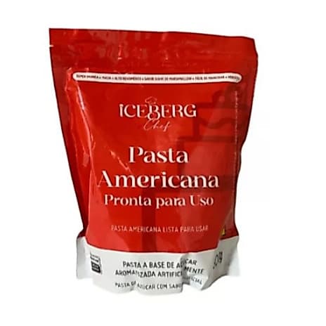 Pasta Americana Branca 800g Iceberg Super Branca Macia