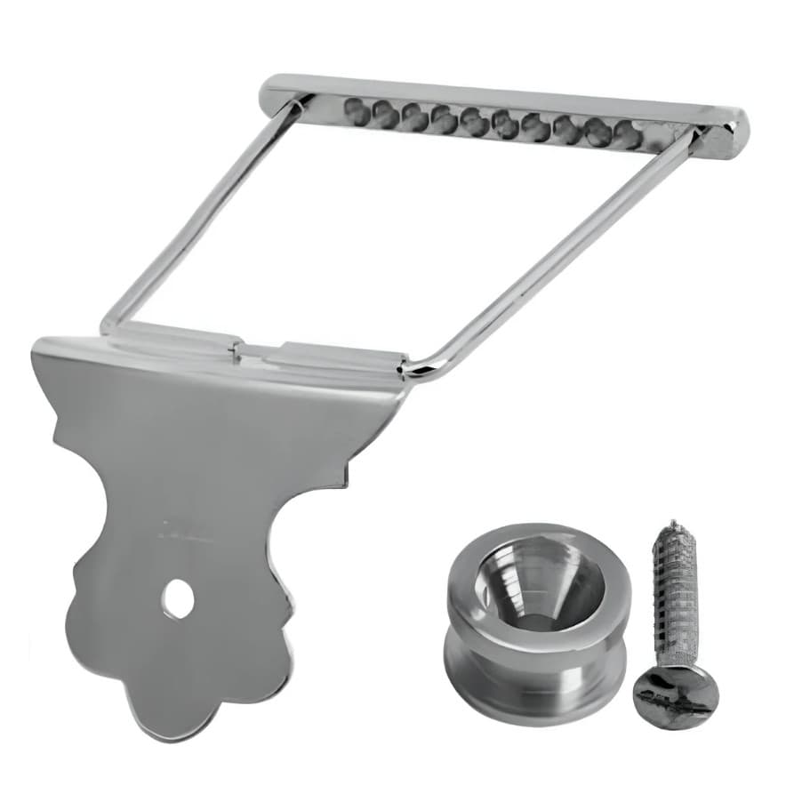 Cordal Afirmador Para Viola Deval Prata 905 Cromado+ Roldana