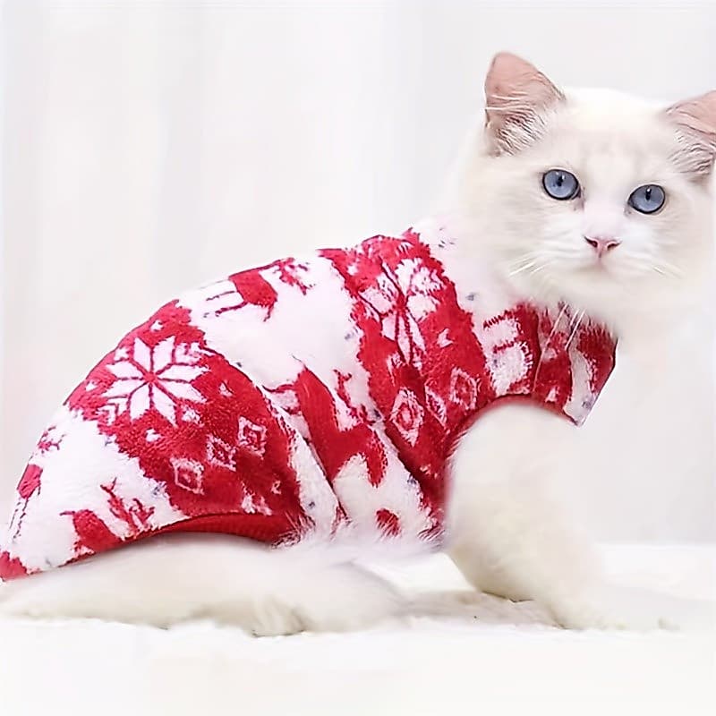 Novas Roupas Para Cães Elk Colete De Natal De Estimação Cão Gato Universais