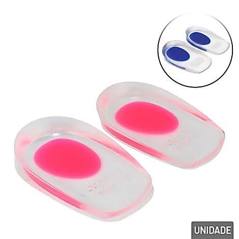 Palmilha de Silicone Ortopédica de Calcanhar 1 Par