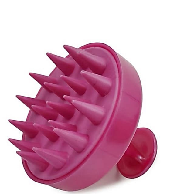 Escova de Silicone  cores aleatórias Estimula Circulação e Crescimento Capilar