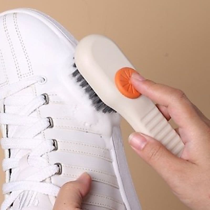 Escova Com Dispenser Para Limpar Tênis Sapatos Reservatório Escova Multifuncional Envio Imediato