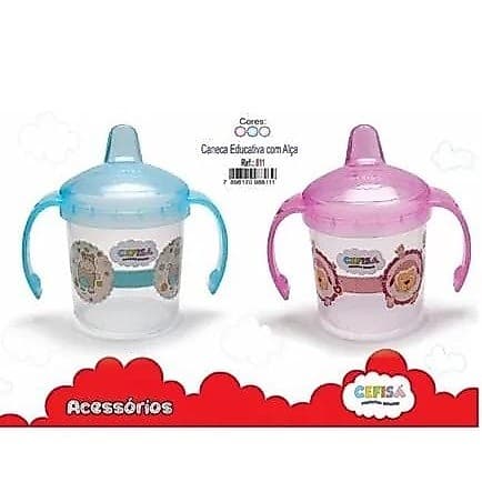 Caneca Educativa com Alça - Copo de Aprendizagem - Copo Treinamento CEFISA- 200  # 8253 -