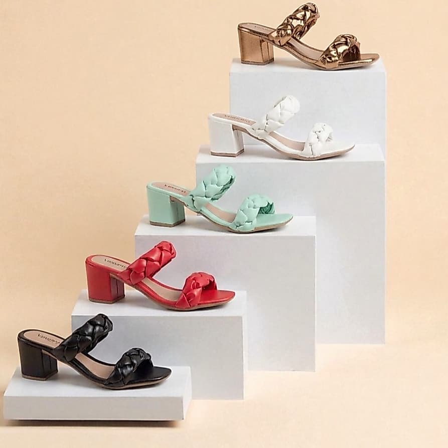 Tamanco Feminino Salto Bloco Médio - Básico e Casual